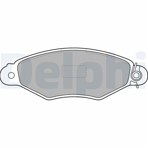 Set Placute Frana,frana Disc Delphi Nissan LP1519