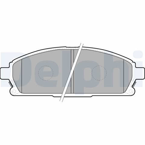 Set Placute Frana,frana Disc Delphi Nissan LP1659
