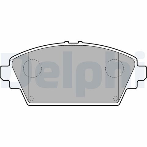 Set Placute Frana,frana Disc Delphi Nissan LP1732