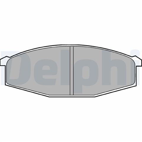 Set Placute Frana,frana Disc Delphi Nissan LP373