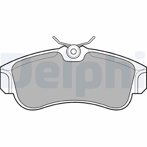 Set Placute Frana,frana Disc Delphi Nissan LP616