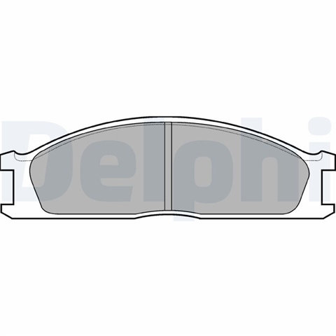 Set Placute Frana,frana Disc Delphi Nissan LP726