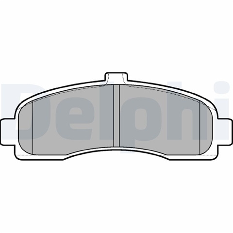 Set Placute Frana,frana Disc Delphi Nissan LP779