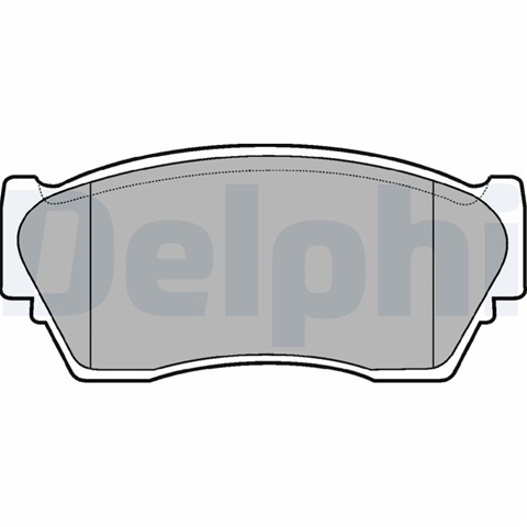 Set Placute Frana,frana Disc Delphi Nissan LP804