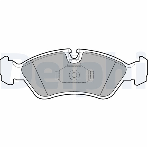 Set Placute Frana,frana Disc Delphi Opel LP1605