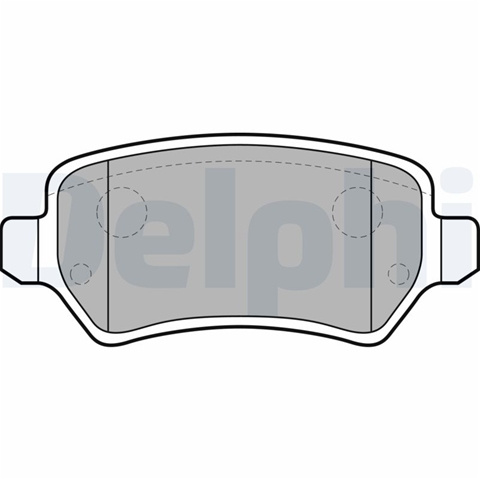 Set Placute Frana,frana Disc Delphi Opel LP1681