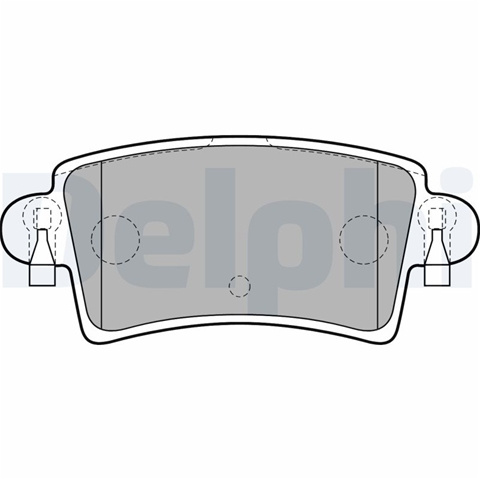 Set Placute Frana,frana Disc Delphi Opel LP1747