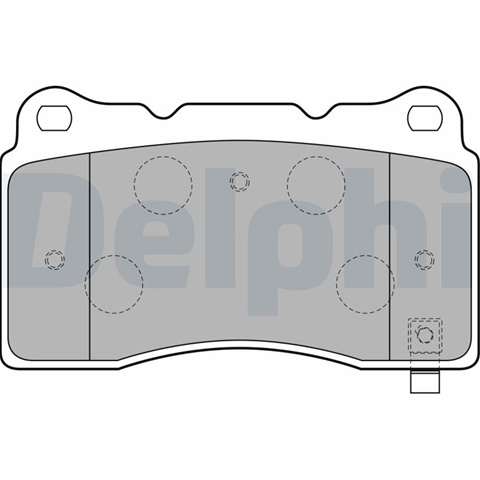 Set Placute Frana,frana Disc Delphi Opel LP1858