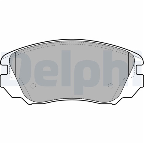Set Placute Frana,frana Disc Delphi Opel LP2080
