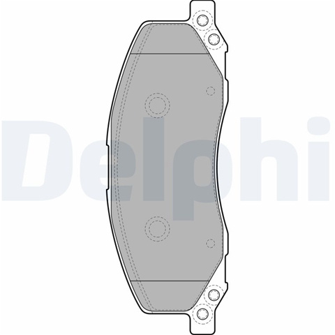 Set Placute Frana,frana Disc Delphi Opel LP2082