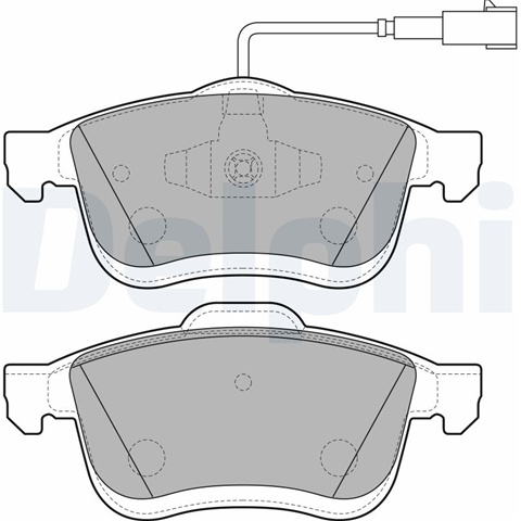 Set Placute Frana,frana Disc Delphi Opel LP2168