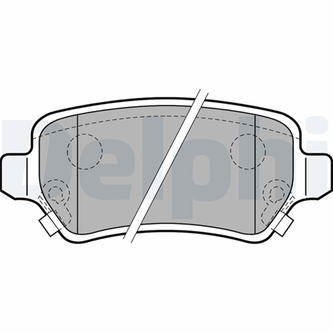 Set Placute Frana,frana Disc Delphi Opel LP2188