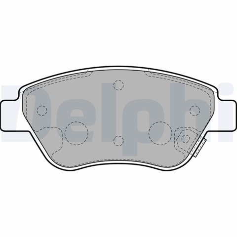 Set Placute Frana,frana Disc Delphi Opel LP2478