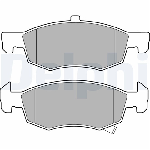 Set Placute Frana,frana Disc Delphi Opel LP3163