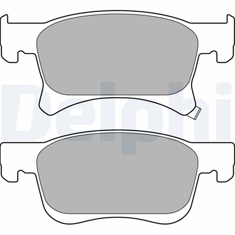 Set Placute Frana,frana Disc Delphi Opel LP3164
