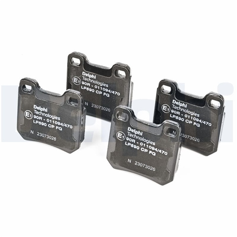 Set Placute Frana,frana Disc Delphi Opel LP590