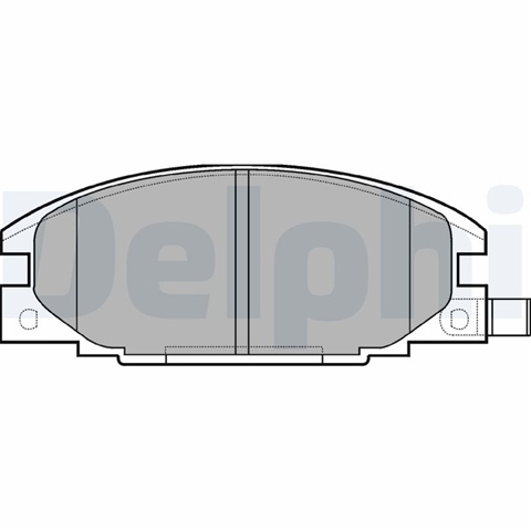 Set Placute Frana,frana Disc Delphi Opel LP629