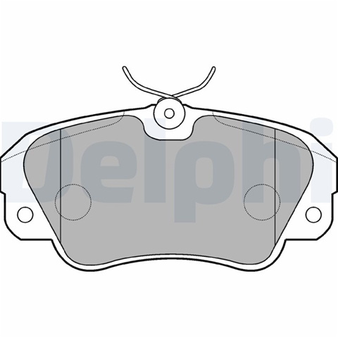 Set Placute Frana,frana Disc Delphi Opel LP848