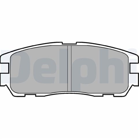 Set Placute Frana,frana Disc Delphi Opel LP965