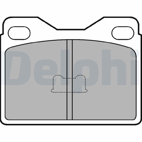 Set Placute Frana,frana Disc Delphi Peugeot LP145