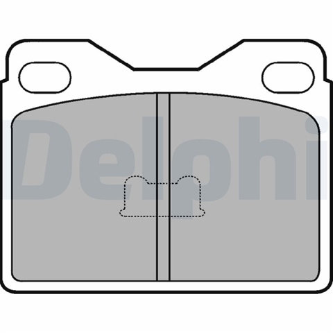 Set Placute Frana,frana Disc Delphi Peugeot LP145