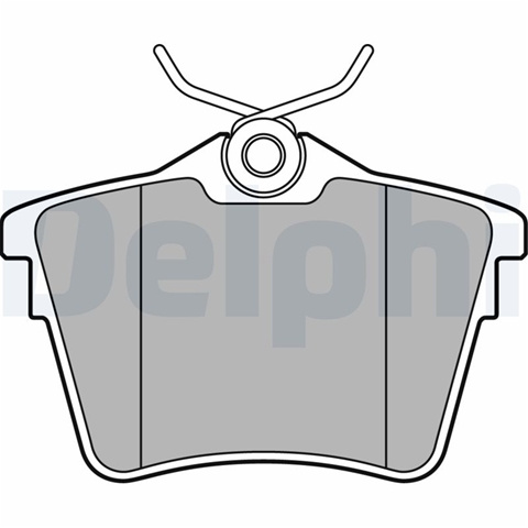 Set Placute Frana,frana Disc Delphi Peugeot LP1892