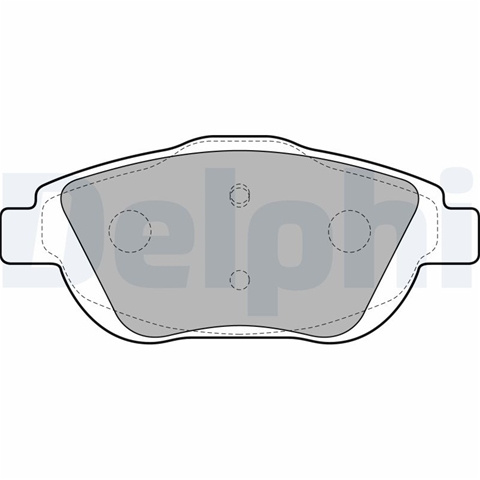 Set Placute Frana,frana Disc Delphi Peugeot LP2164