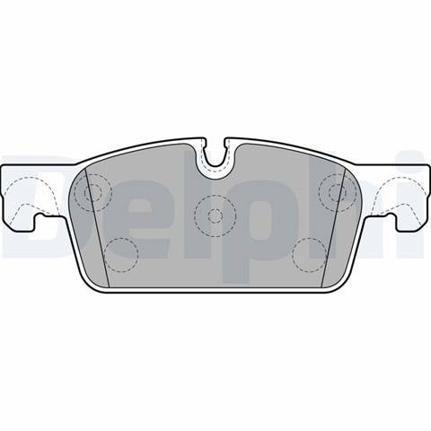 Set Placute Frana,frana Disc Delphi Peugeot LP2248