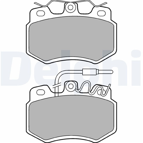 Set Placute Frana,frana Disc Delphi Peugeot LP536