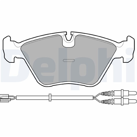 Set Placute Frana,frana Disc Delphi Peugeot LP906
