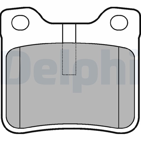 Set Placute Frana,frana Disc Delphi Peugeot LP991