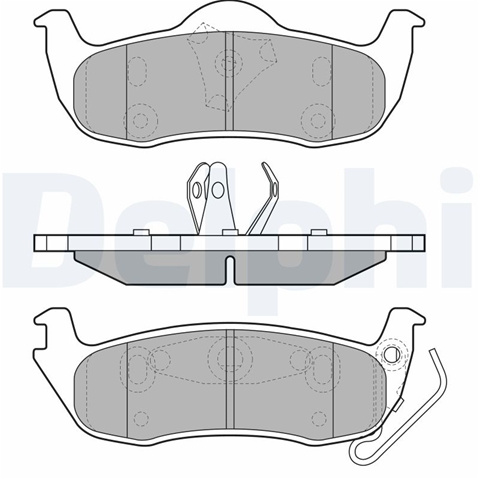 Set Placute Frana,frana Disc Delphi Plymouth LP1975