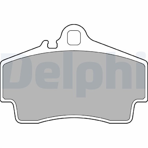 Set Placute Frana,frana Disc Delphi Porsche LP1301