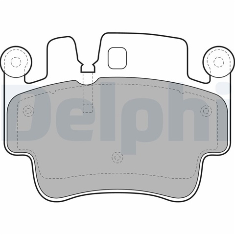 Set Placute Frana,frana Disc Delphi Porsche LP1996