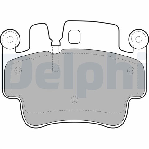 Set Placute Frana,frana Disc Delphi Porsche LP1996