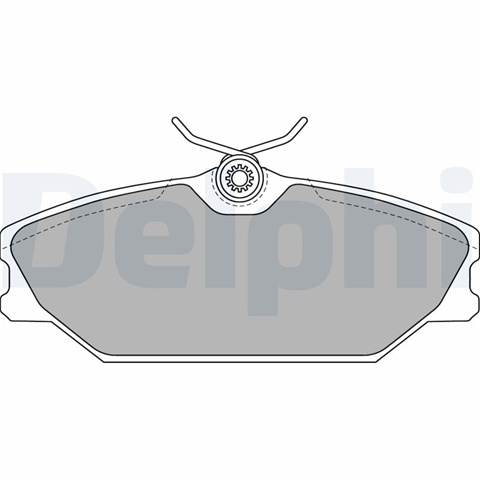 Set Placute Frana,frana Disc Delphi Renault LP1744
