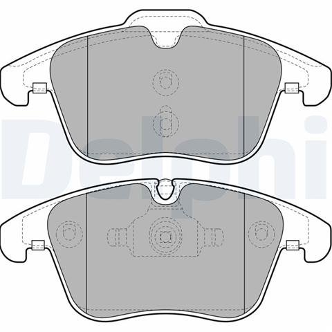 Set Placute Frana,frana Disc Delphi Roewe (Saic) LP2065