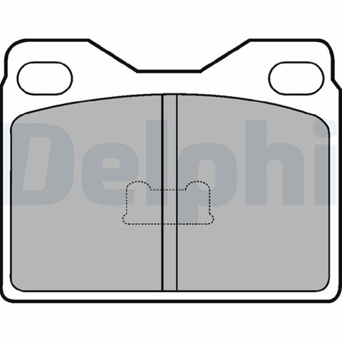 Set Placute Frana,frana Disc Delphi Rover LP89
