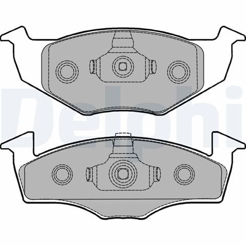 Set Placute Frana,frana Disc Delphi Seat LP1249
