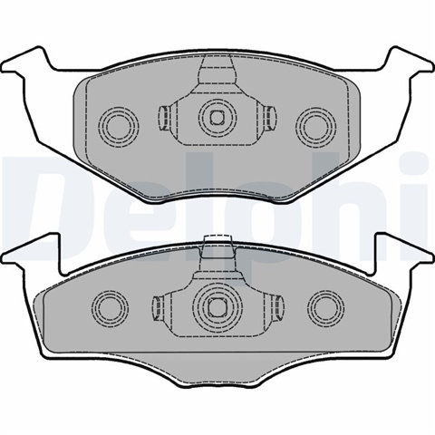 Set Placute Frana,frana Disc Delphi Seat LP1249