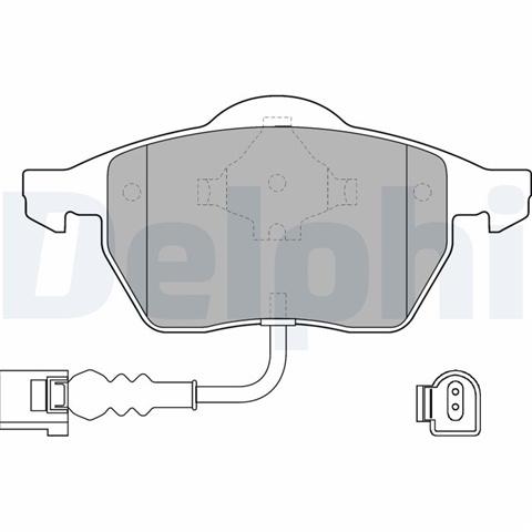Set Placute Frana,frana Disc Delphi Seat LP1525