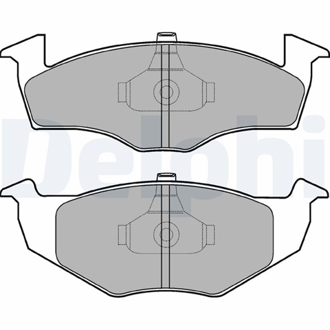 Set Placute Frana,frana Disc Delphi Seat LP1591
