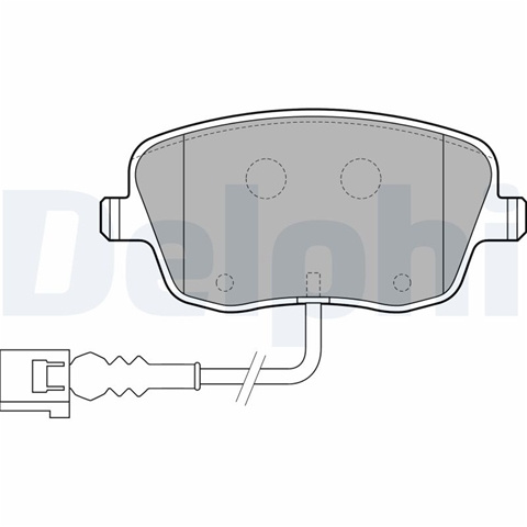 Set Placute Frana,frana Disc Delphi Seat LP1754