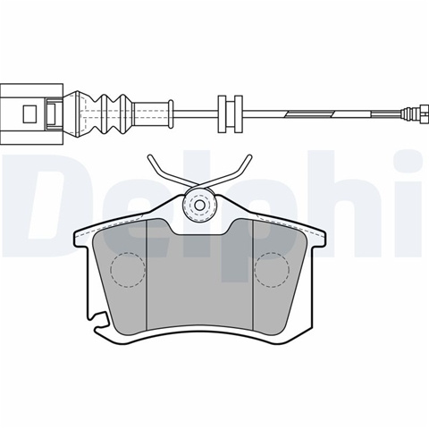 Set Placute Frana,frana Disc Delphi Seat LP1815