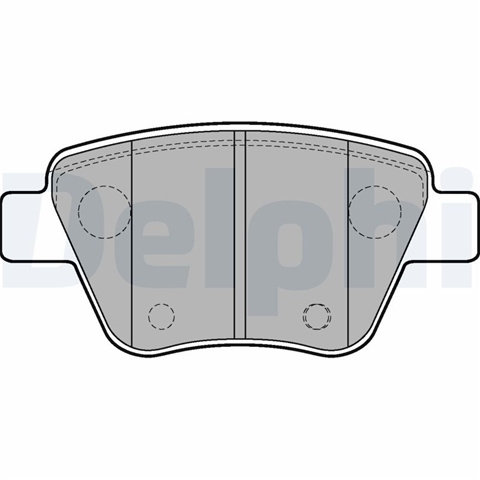 Set Placute Frana,frana Disc Delphi Seat LP2178