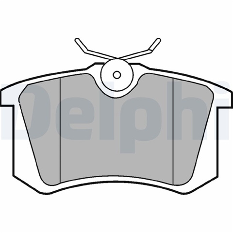 Set Placute Frana,frana Disc Delphi Seat LP2255