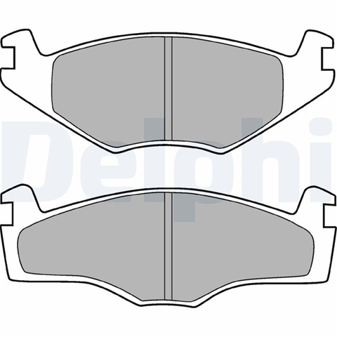 Set Placute Frana,frana Disc Delphi Seat LP420