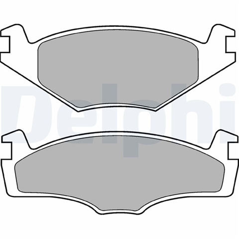 Set Placute Frana,frana Disc Delphi Seat LP756