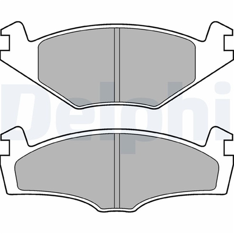 Set Placute Frana,frana Disc Delphi Seat LP979