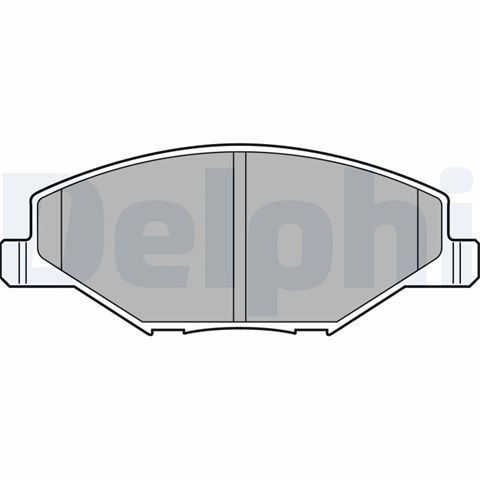 Set Placute Frana,frana Disc Delphi Skoda LP2444